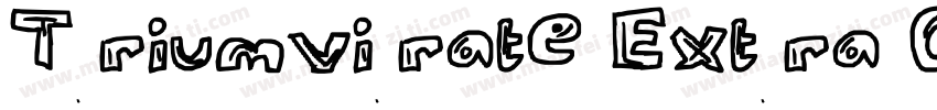Triumvirate Extra C字体转换